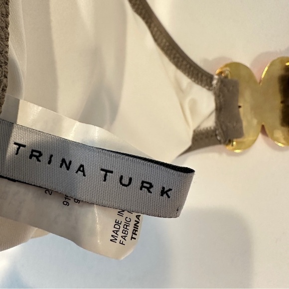 Trina Turk Stunning Flower Accent Halter 2 Piece Bikini 6 - Picture 10 of 13